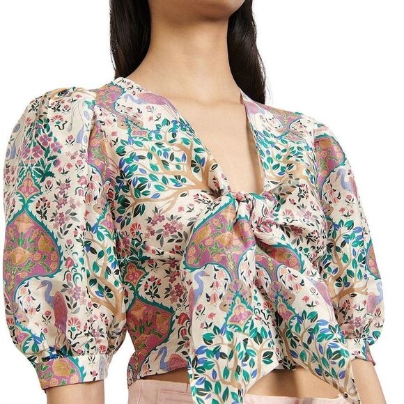 NWT SANDRO PARIS IRAM TOP 0 / XS - Picture 6 of 6